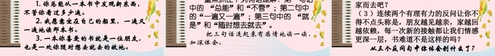 五年级语文下册 2《书》走遍天下书为侣课件3 北师大版-北师大版小学五年级下册语文课件