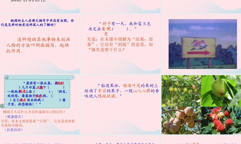 五年级语文下册 4《真诚》信任课件1 北师大版-北师大版小学五年级下册语文课件