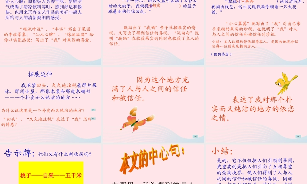 五年级语文下册 4《真诚》信任课件1 北师大版-北师大版小学五年级下册语文课件