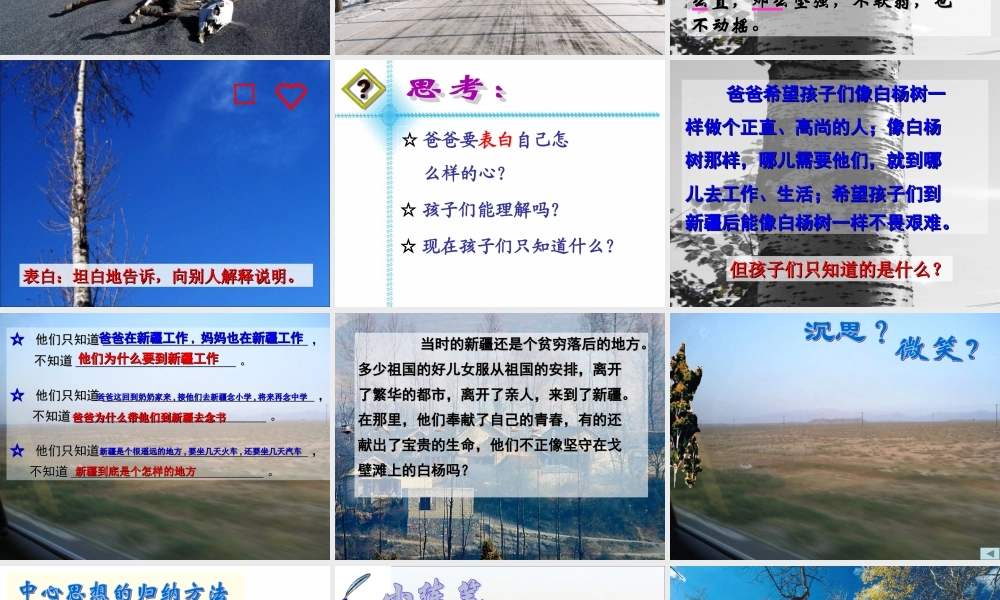 五年级语文下册 第一组 3 白杨教学参考课件二 新人教版-新人教版小学五年级下册语文课件