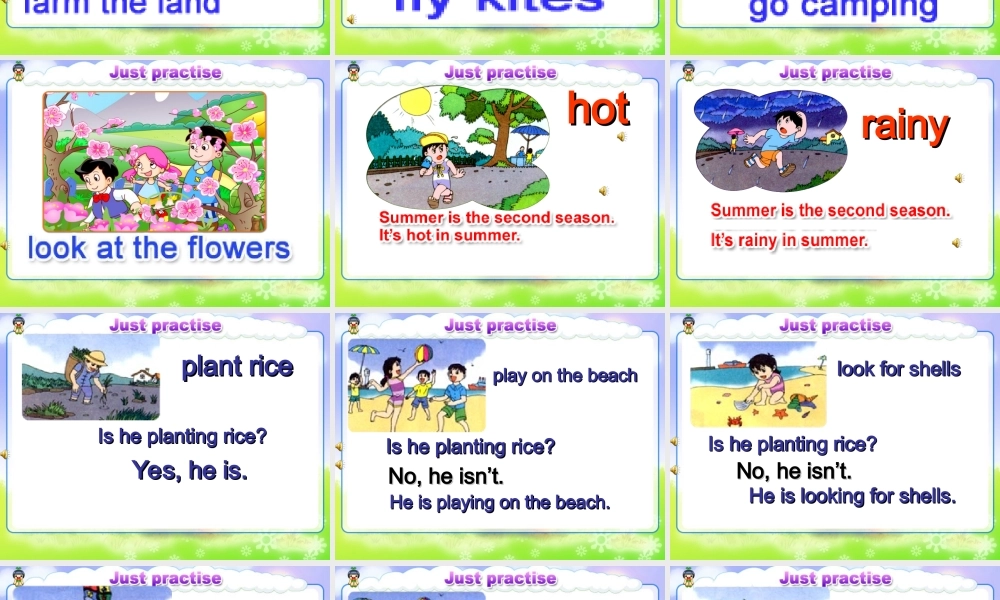 人教新版小学英语六年级上册第六单元课件Revision