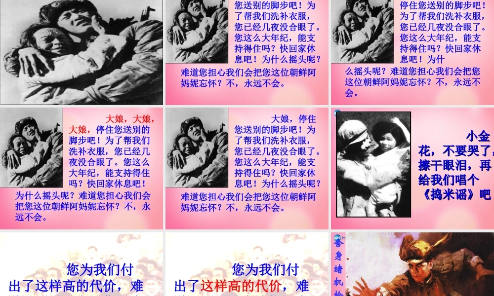 五年级语文下册 14.再见了，亲人教学课件 新人教版-新人教版小学五年级下册语文课件