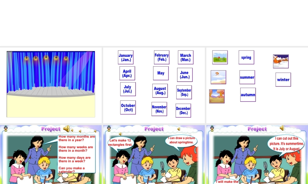 人教新版小学英语六年级上册课件FunTime2 Part3