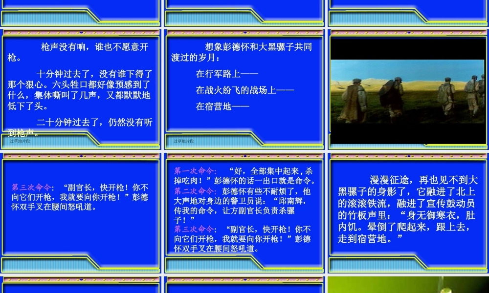 五年级语文下册 22《彭德怀和他的大黑骡子》课件 苏教版-苏教版小学五年级下册语文课件