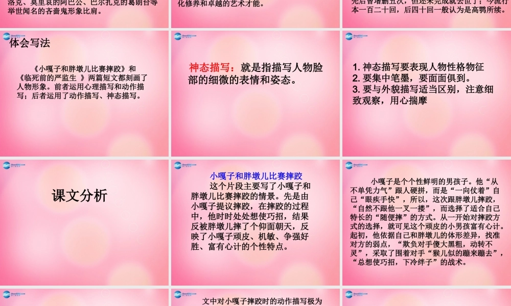 五年级语文下册 26.人物描写一组教学课件 新人教版-新人教版小学五年级下册语文课件