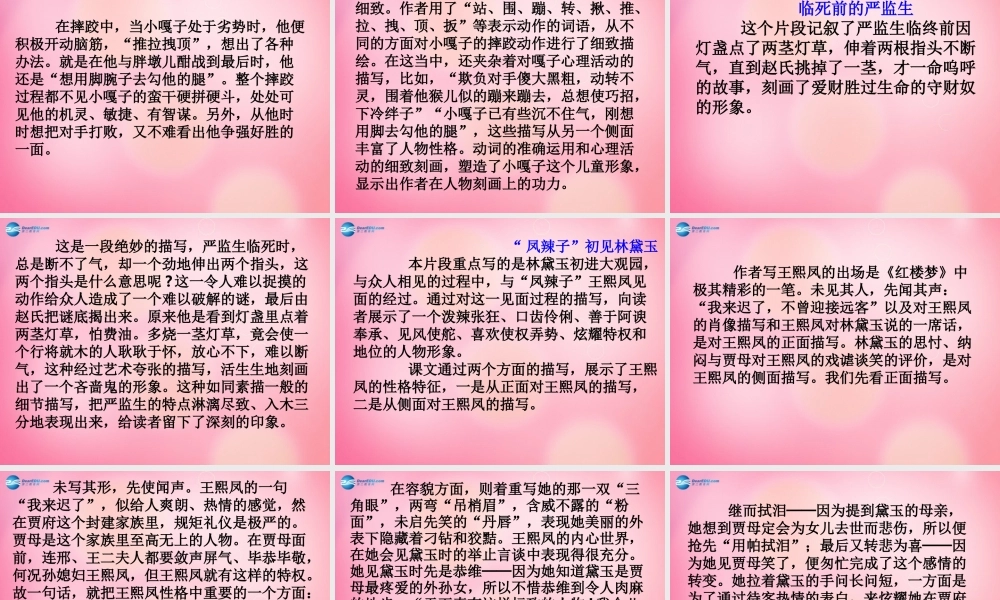 五年级语文下册 26.人物描写一组教学课件 新人教版-新人教版小学五年级下册语文课件