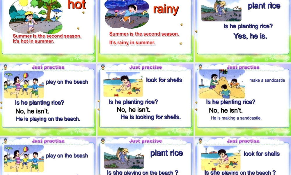 人教新版小学英语六年级上册课件Lesson34