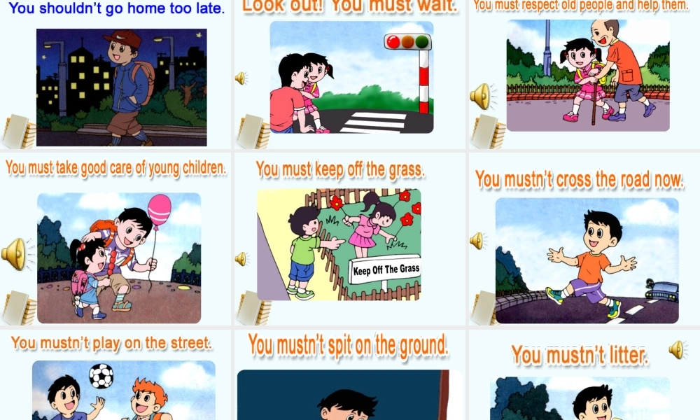 人教新版小学英语六年级上册课件第一单元Revision