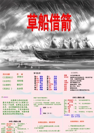 五年级语文下册 第五组 19 草船借箭教学课件 新人教版-新人教版小学五年级下册语文课件