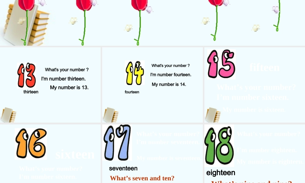 人教新版小学英语四年级上册课件Lesson12