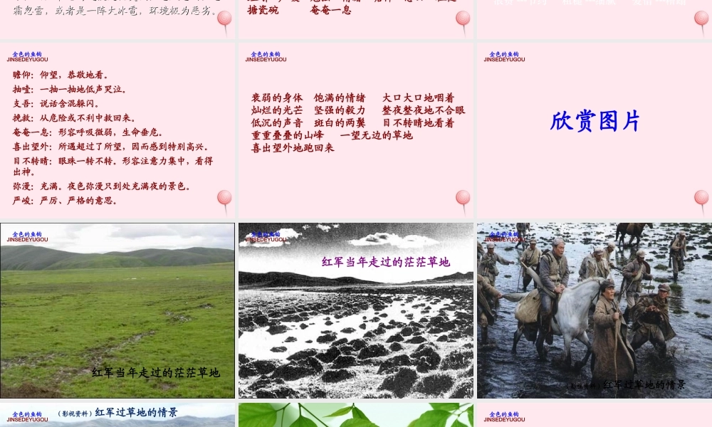 五年级语文下册 第四组 15《金色的鱼钩》课堂教学课件1 新人教版-新人教版小学五年级下册语文课件