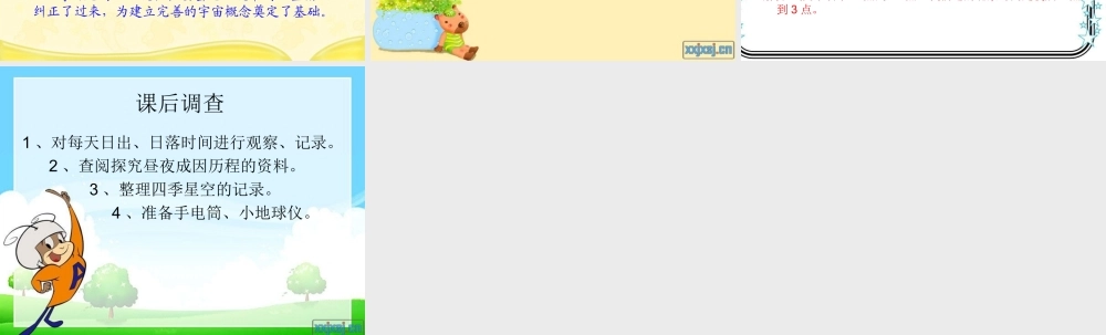 六年级科学上册 白天与黑夜课件1 青岛版-青岛版小学六年级上册自然科学课件