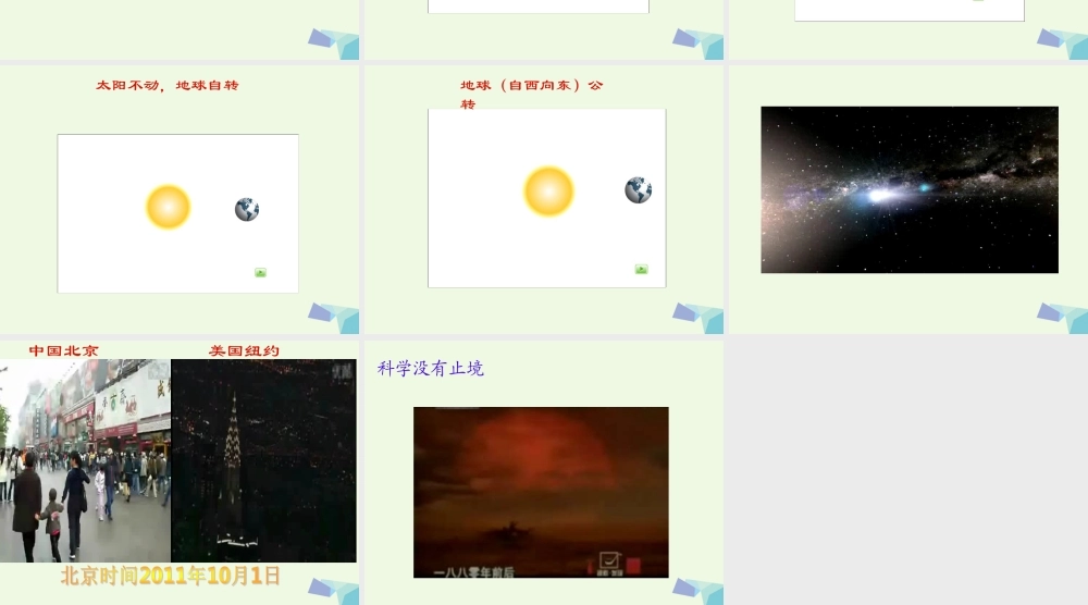 六年级科学上册 白天与黑夜课件3 青岛版-青岛版小学六年级上册自然科学课件