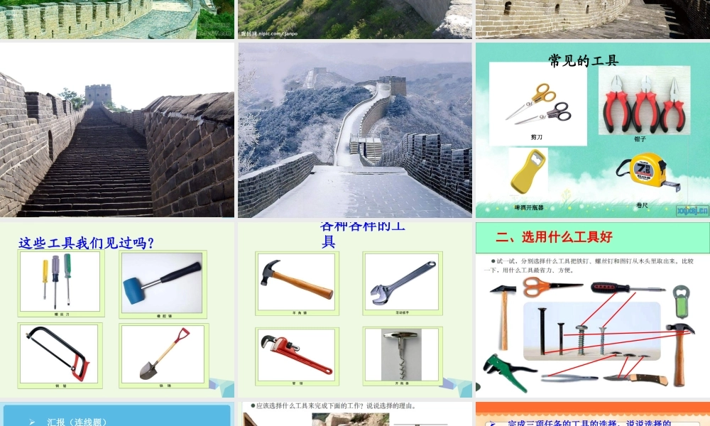 六年级科学上册 1.1 使用工具课件2 教科版-教科版小学六年级上册自然科学课件