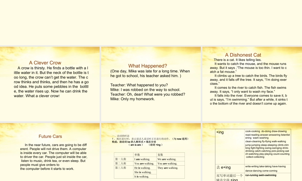 六年级英语下册 期末复习 阅读和语法 1课件 人教PEP