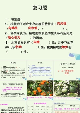 六年级科学上册 1.2 从南橘北枳说起课件3 湘教版-湘教版小学六年级上册自然科学课件
