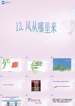 六年级科学下册《风从哪里来》课件3 青岛版