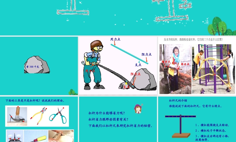 六年级科学上册 1.2 杠杆的科学课件3 教科版-教科版小学六年级上册自然科学课件