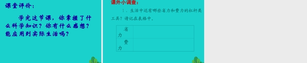 六年级科学上册 1.2 杠杆的科学课件3 教科版-教科版小学六年级上册自然科学课件