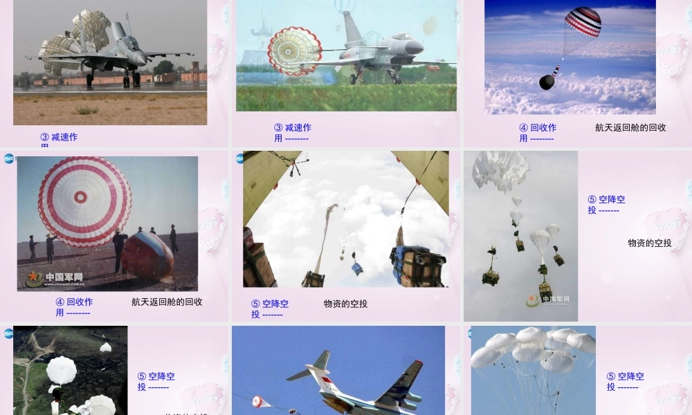 六年级科学下册《降落伞》课件2 青岛版