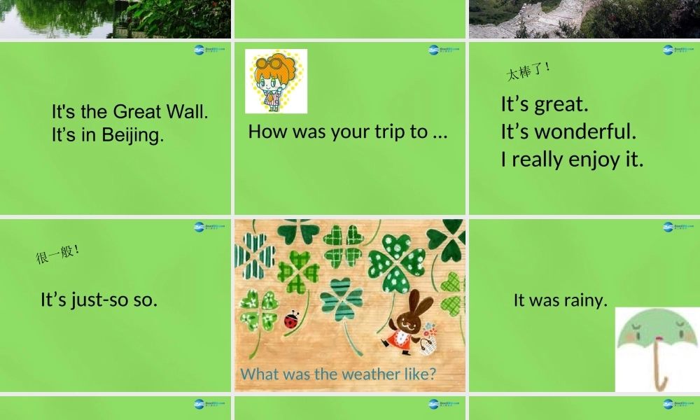 六年级英语下册《Lesson 3 How was your trip》课件3 陕旅版