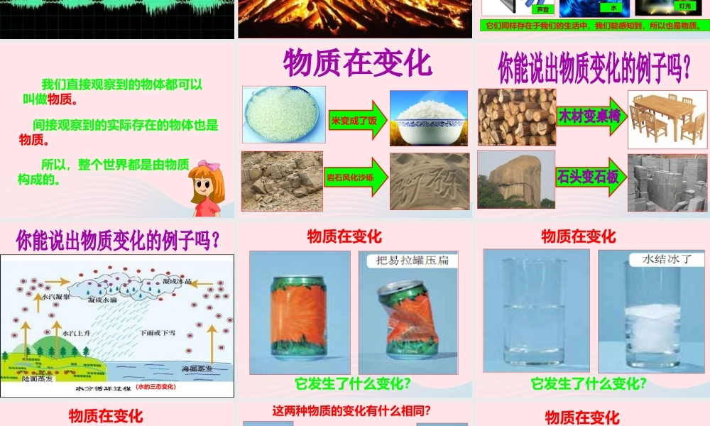 六年级科学下册 第二单元 物质的变化 1 我们身边的物质课件2 教科版-教科版小学六年级下册自然科学课件