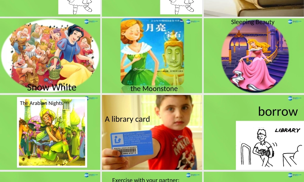 六年级英语下册《Lesson 8 In the library》课件1 陕旅版