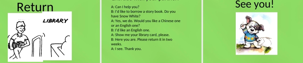 六年级英语下册《Lesson 8 In the library》课件1 陕旅版