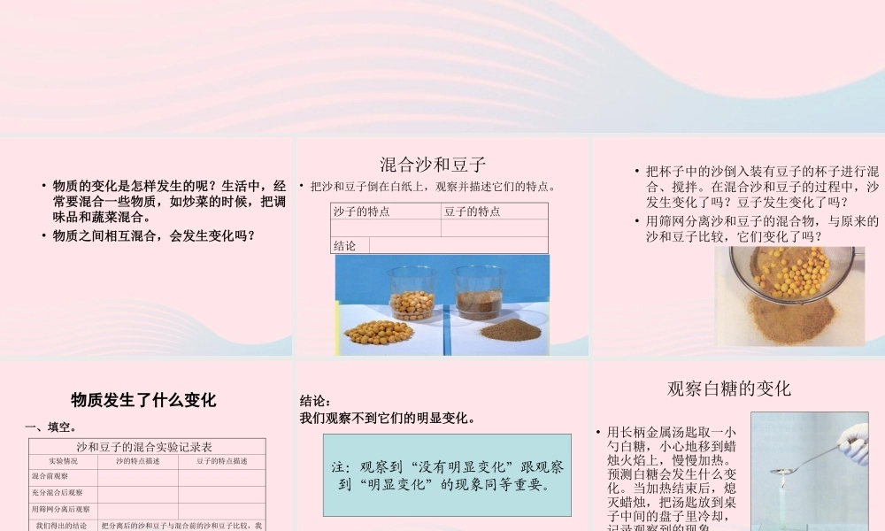 六年级科学下册 第二单元 物质的变化 2 物质发生了什么变化课件1 教科版-教科版小学六年级下册自然科学课件