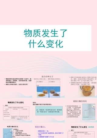 六年级科学下册 第二单元 物质的变化 2 物质发生了什么变化课件1 教科版-教科版小学六年级下册自然科学课件