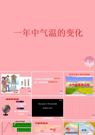 六年级科学上册 第1中气温的变化课件1 鄂教版-鄂教级上册自然科学课件