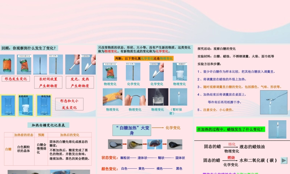 六年级科学下册 第二单元 物质的变化 2 物质发生了什么变化课件3 教科版-教科版小学六年级下册自然科学课件