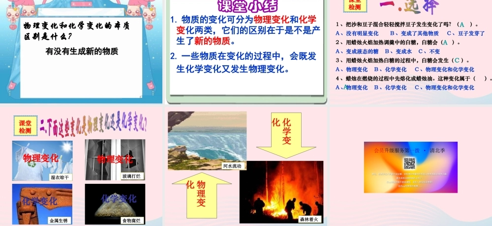 六年级科学下册 第二单元 物质的变化 2《物质发生了什么变化》课件1 教科版-教科版小学六年级下册自然科学课件