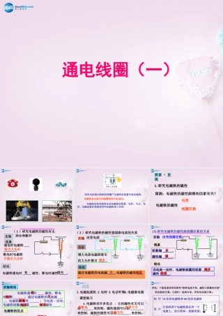 六年级科学下册《通电的线圈（一）》课件1 青岛版