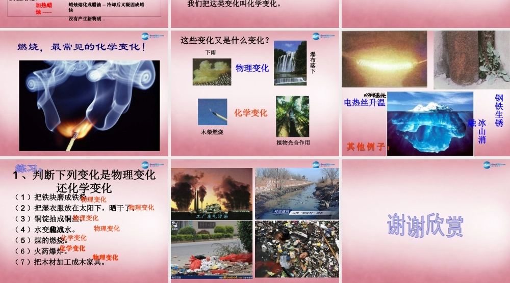 六年级科学上册 第2单元 5 蜡烛的变化课件1 青岛版