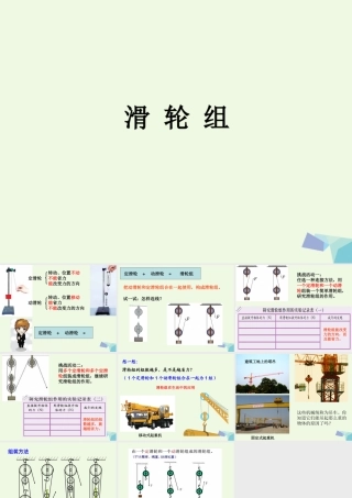 六年级科学上册 1.6 滑轮组课件3 教科版-教科版小学六年级上册自然科学课件