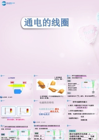 六年级科学下册《通电的线圈（一）》课件2 青岛版