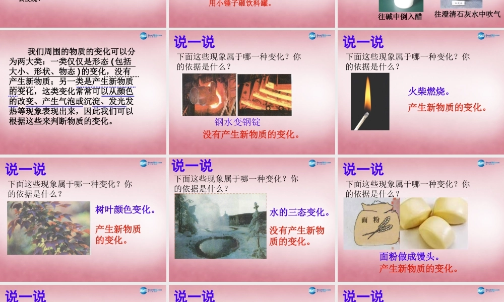 六年级科学上册 第2单元 5 蜡烛的变化课件3 青岛版