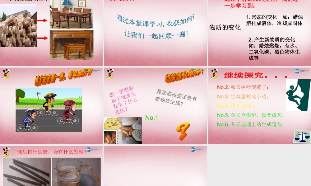 六年级科学上册 第2单元 5 蜡烛的变化课件6 青岛版