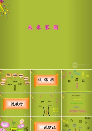 六年级科学下册《未来家园》说课课件 青岛版