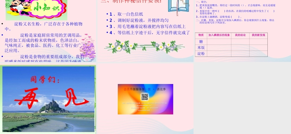 六年级科学下册 第二单元 物质的变化 3《米饭 淀粉和碘酒的变化》课件2 教科版-教科版小学六年级下册自然科学课件