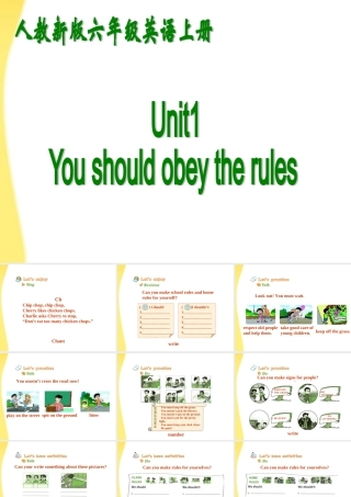 六年级英语上册  unit1（3）课件 人教新版