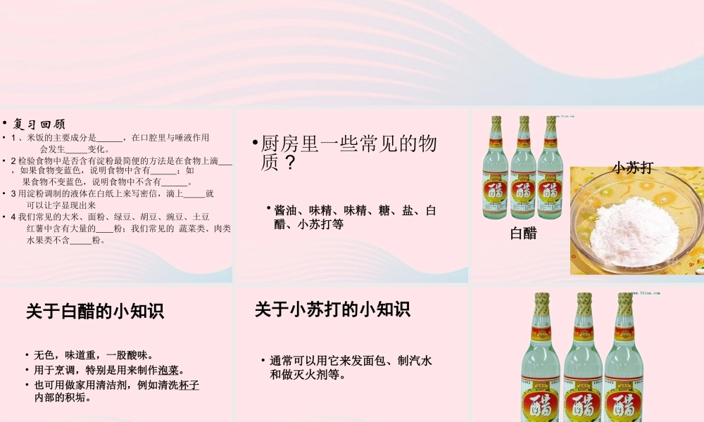 六年级科学下册 第二单元 物质的变化 4 小苏打和白醋的变化课件 教科版-教科版小学六年级下册自然科学课件