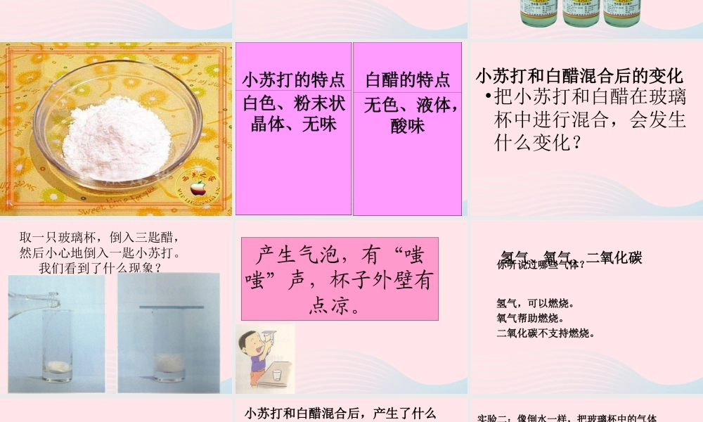 六年级科学下册 第二单元 物质的变化 4 小苏打和白醋的变化课件 教科版-教科版小学六年级下册自然科学课件