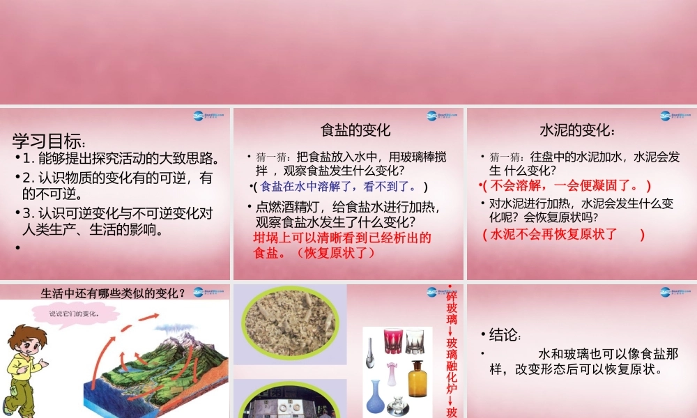 六年级科学上册 第2单元 6 食盐和水泥课件11 青岛版