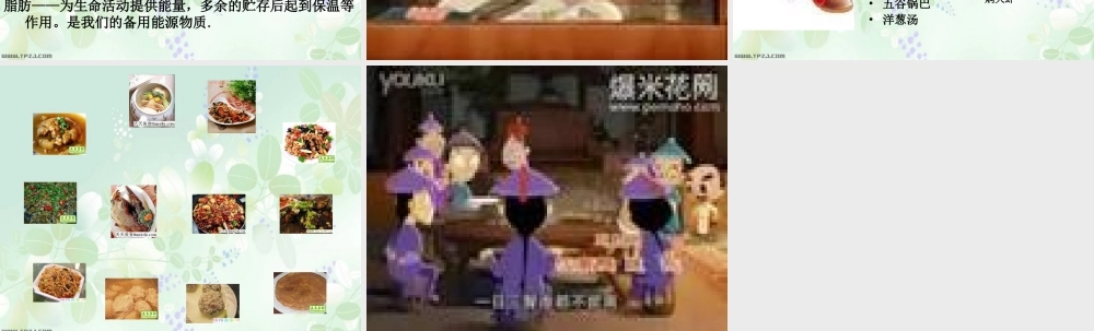 六年级科学上册 2.1 食物中的营养课件3 湘教版-湘教版小学六年级上册自然科学课件