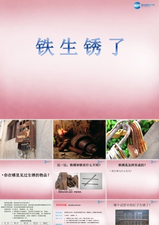 六年级科学上册 第2单元 7 铁生锈课件6 青岛版