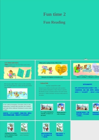 六年级英语上册 Fun time 2（Fun Reading）课件 人教精通版（三起）-人教版小学六年级上册英语课件