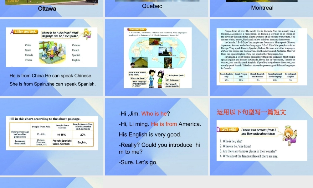 六年级英语下册《Unit 14 people of the world》（Lesson 79）课件 人教新起点-人教新起点小学六年级下册英语课件