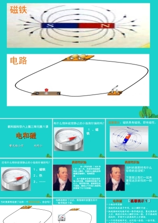 六年级科学上册 3.1 电和磁课件2 教科版-教科版小学六年级上册自然科学课件